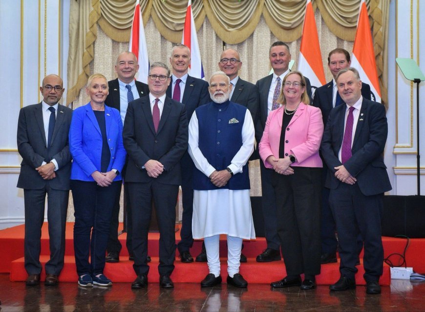 UK PM’s Visit to India: A Strategic Turning Point in Bilateral Relations